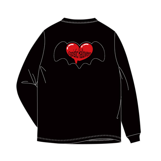 「エゴハロ」ロングスリーブTシャツ<ブラック>