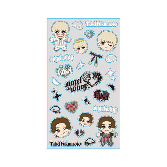angel wing ぷっくりシール